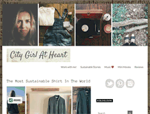 Tablet Screenshot of citygirlatheart.com